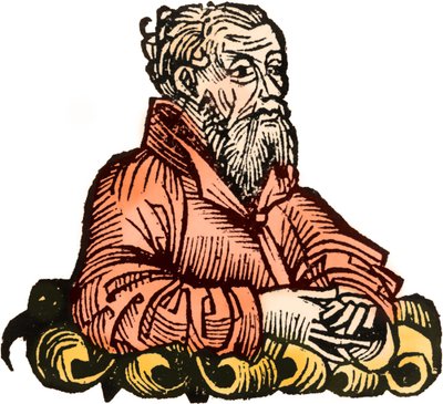 Portrait of Strabo, 1493 by Hartmann Schedel